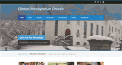 Desktop Screenshot of clintonpresbyterian.net